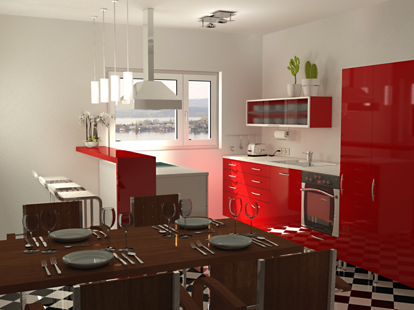 Visualisierung Küche FX Design